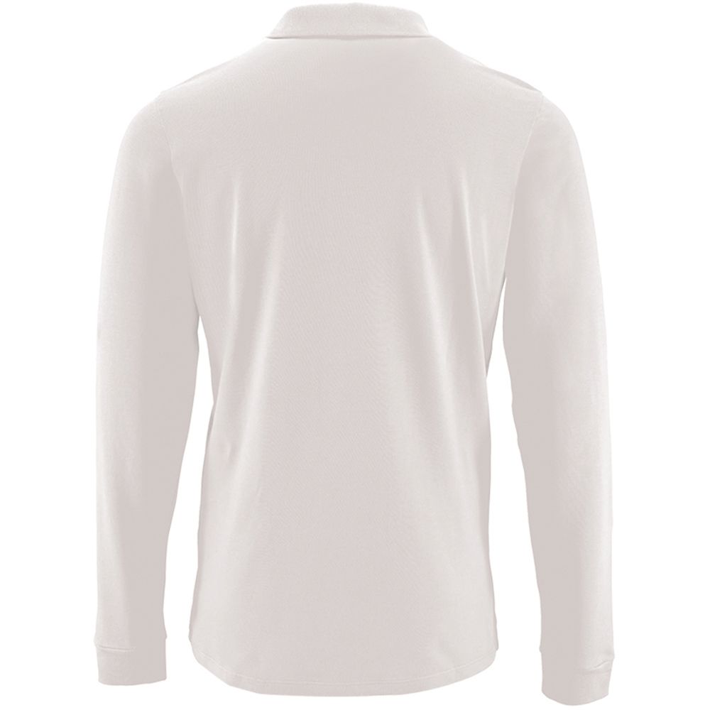 Klassisches Langarm-Piqué-Poloshirt
