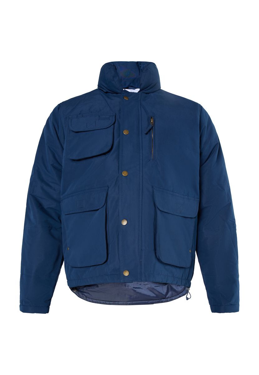 Herren Wattierte Blouson Jacke mit Taschen