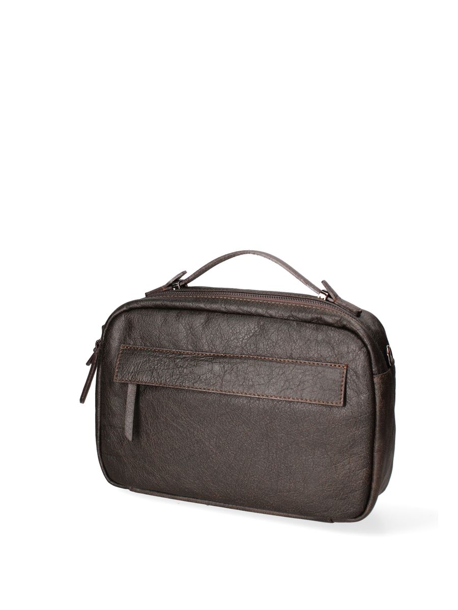 Handgefertigte Handtasche aus Distressed-Leder