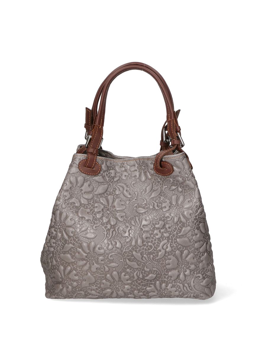 Handgefertigte Handtasche aus Distressed-Leder