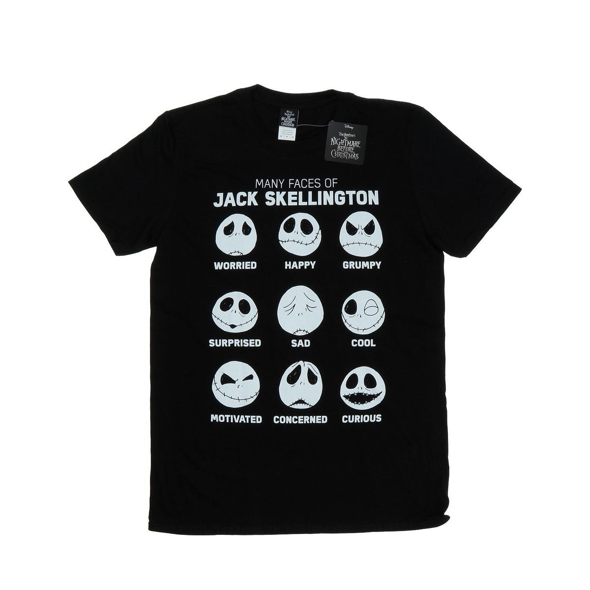 Nightmare Before Christmas Jack Gesichter T-Shirt