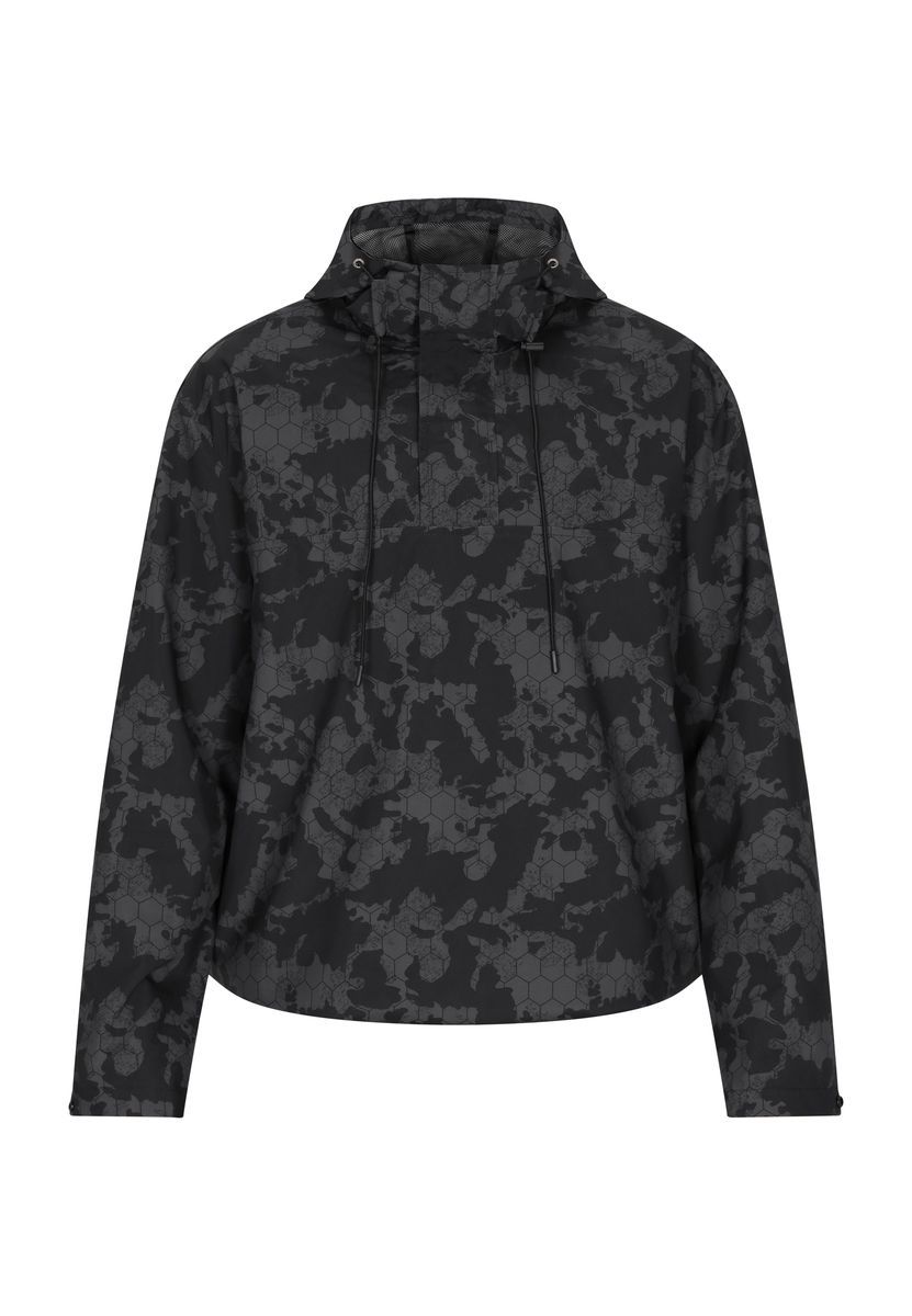 Anorak Schlupfjacke mit Camouflage-Muster