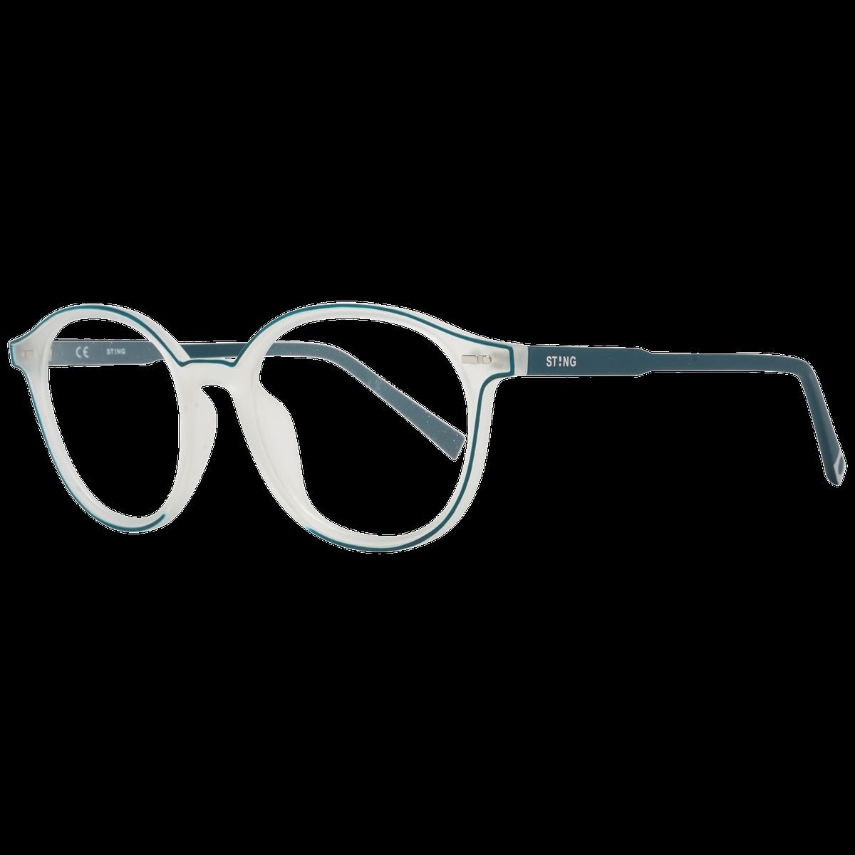 Runde, mehrfarbige Unisex-Brille aus Kunststoff