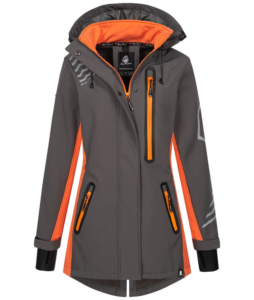 Damen Softshelljacke mit Kapuze