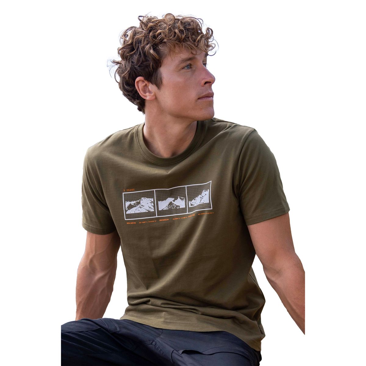 Herren Bio-Baumwoll T-Shirt mit Grafik