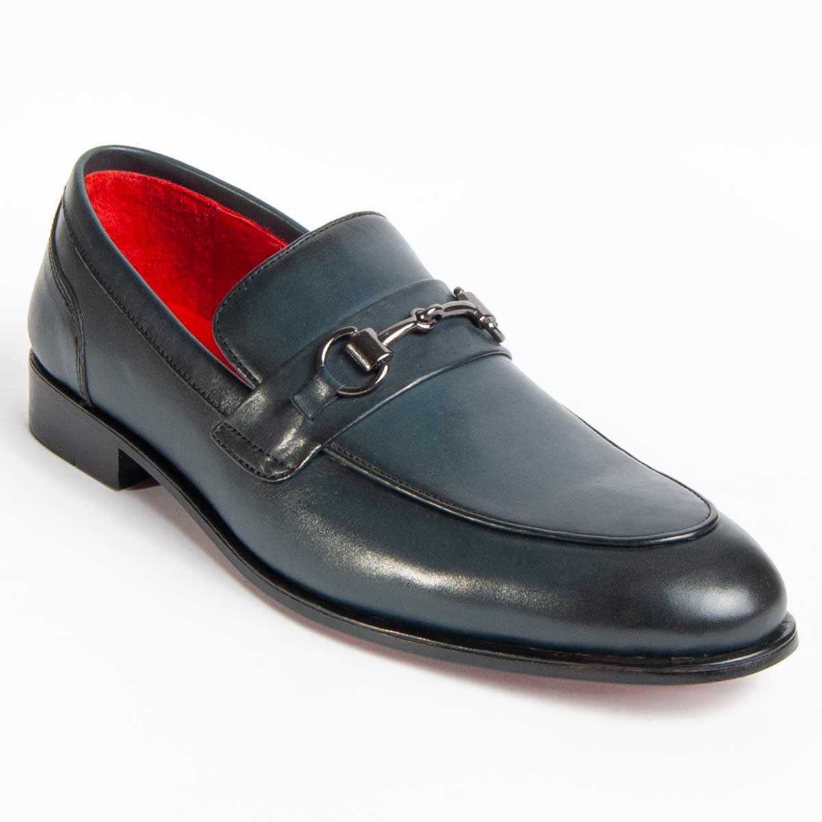 Klassische Leder-Loafer mit Trense