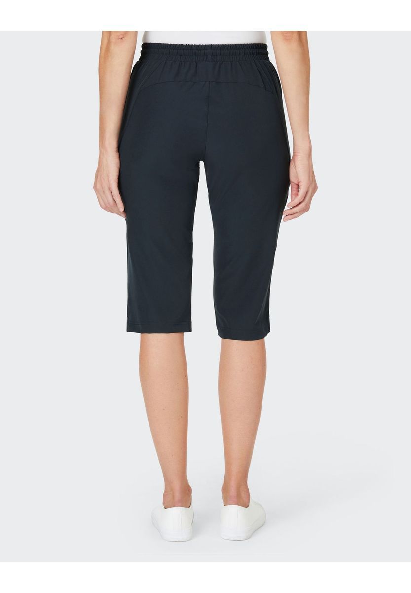 Damen Capri Trainingshose mit Kordelzug