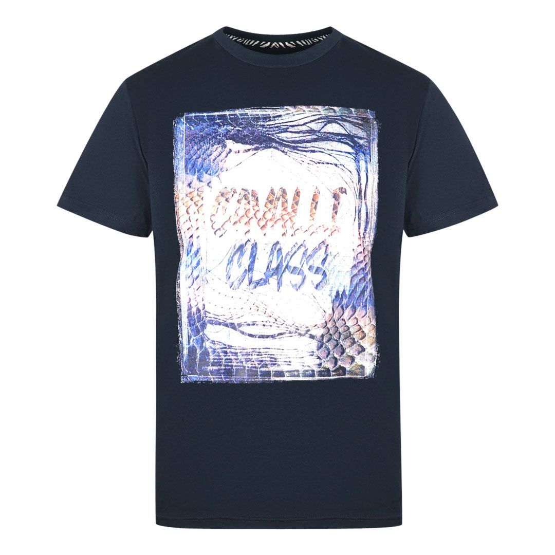 T-Shirt mit Grafikprint und Rundhalsausschnitt aus Baumwolle