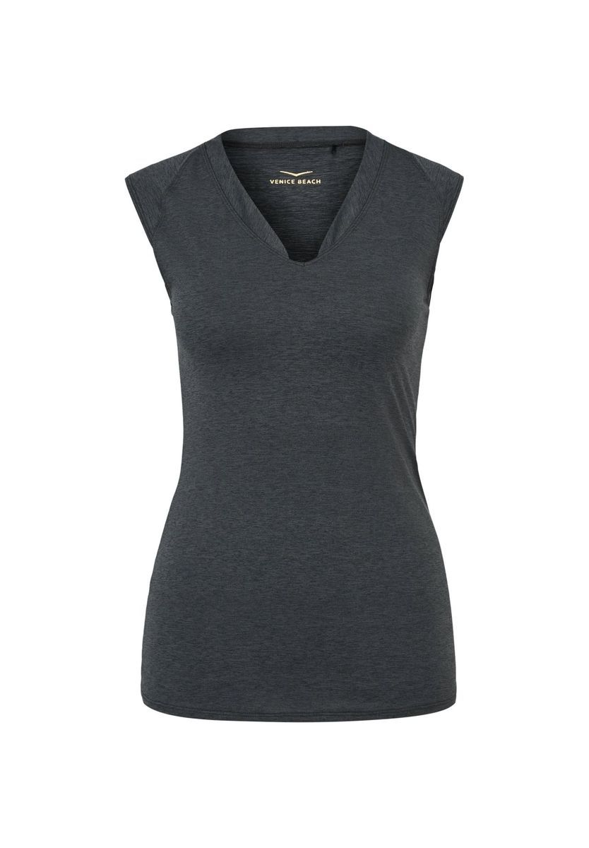 Vielseitiges ärmelloses Top mit V-Ausschnitt