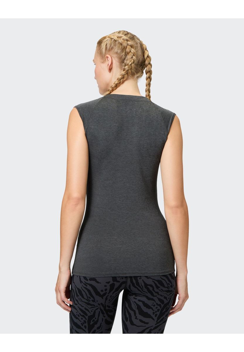 Vielseitiges ärmelloses Top mit V-Ausschnitt