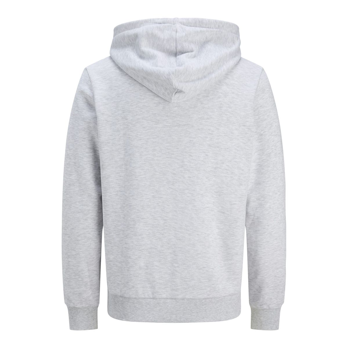 Klassischer Zip-Hoodie in Melange-Optik