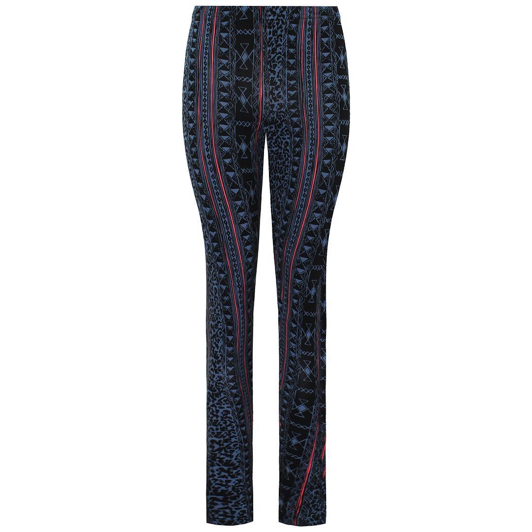 Gemusterte, eng anliegende Active Leggings