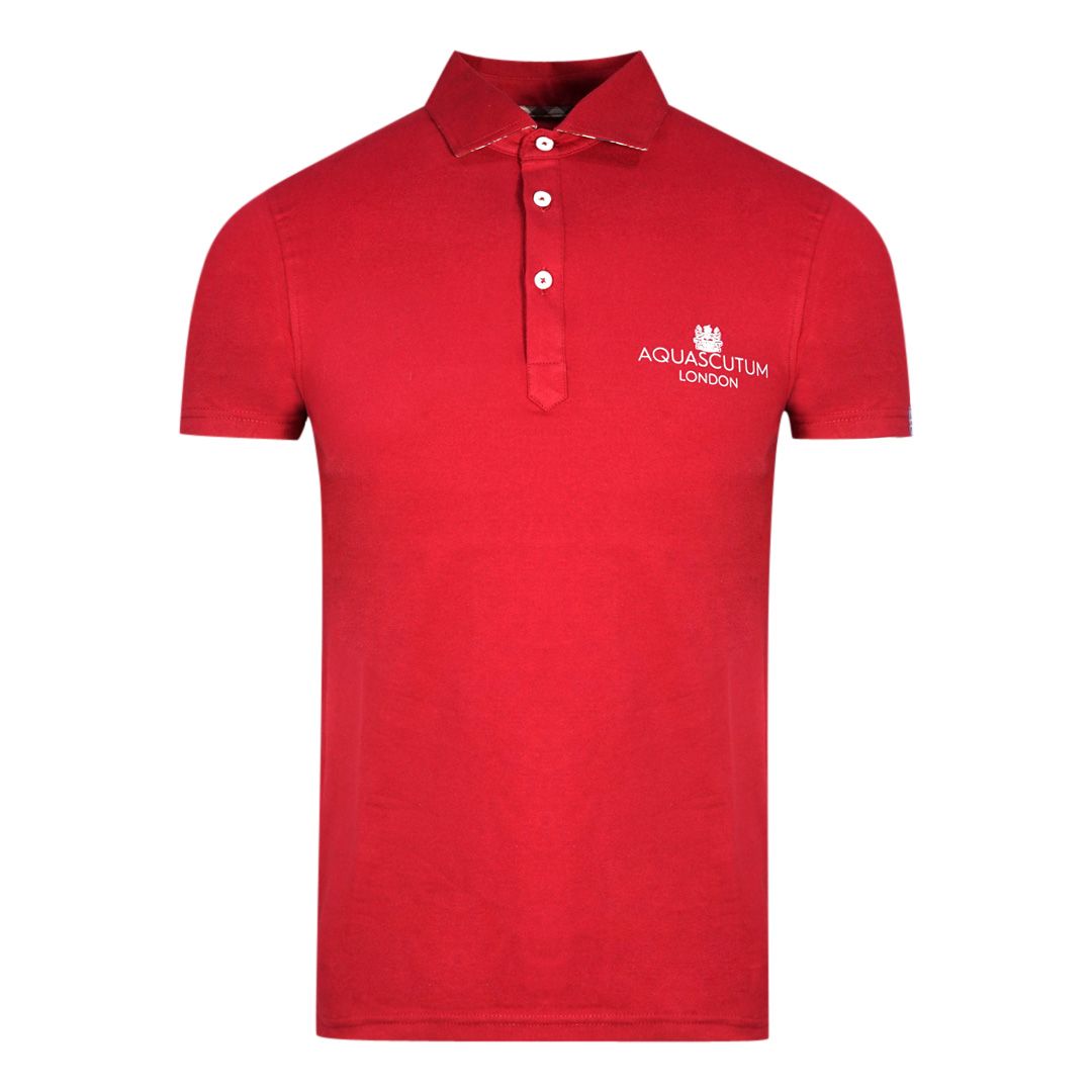 Klassisches Logo Baumwoll-Piqué-Poloshirt