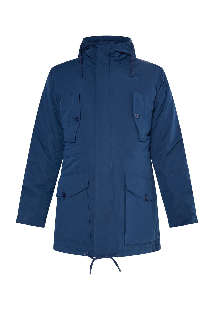 Wattierte Winter Anorak Jacke mit Kapuze