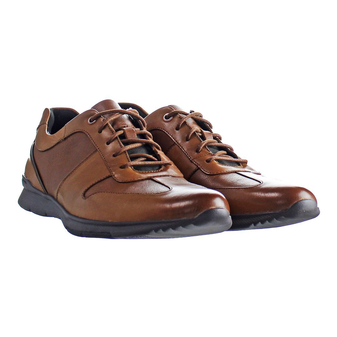 Leder-Schnürschuh im Hybrid-Design