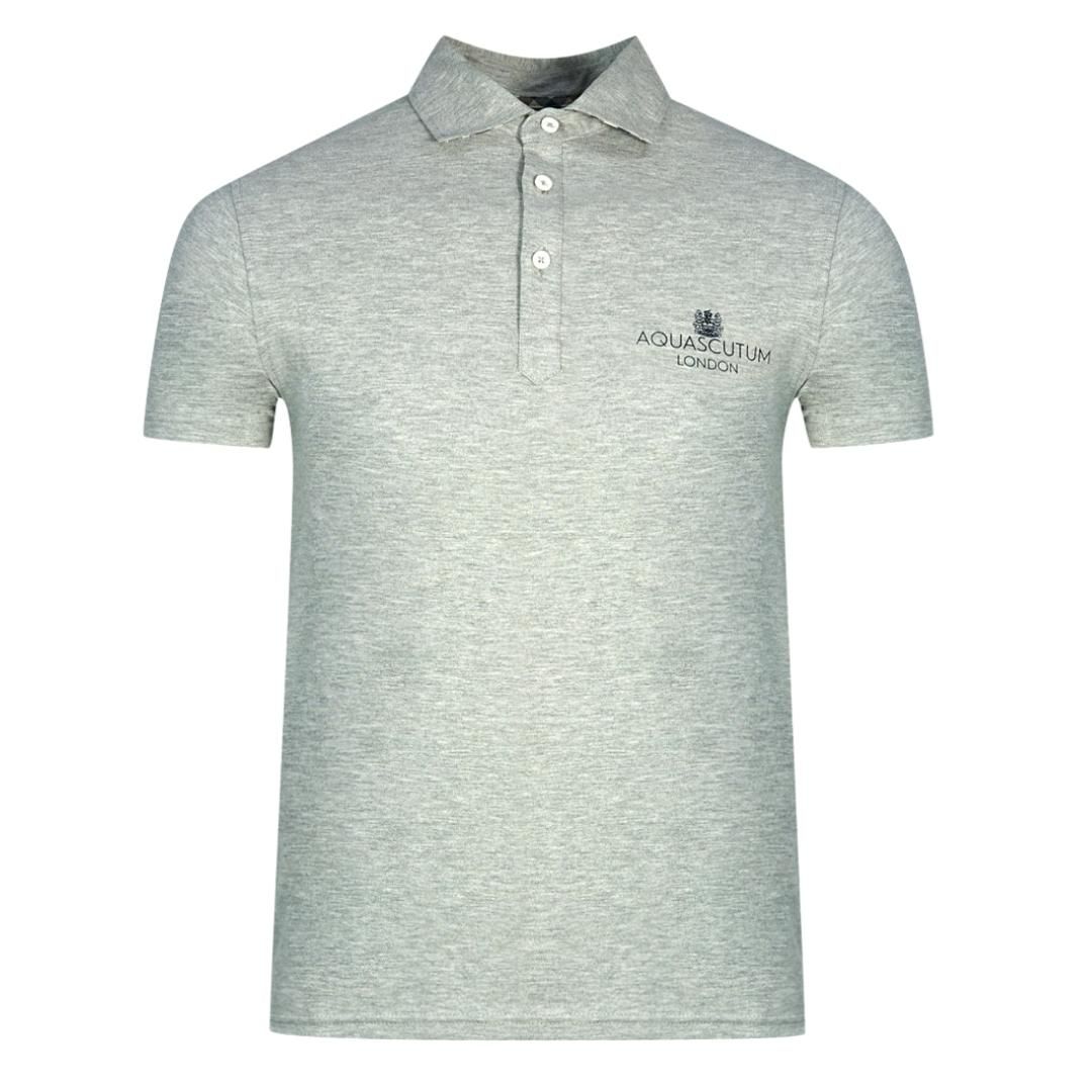 Herren Kurzarm Logo Poloshirt