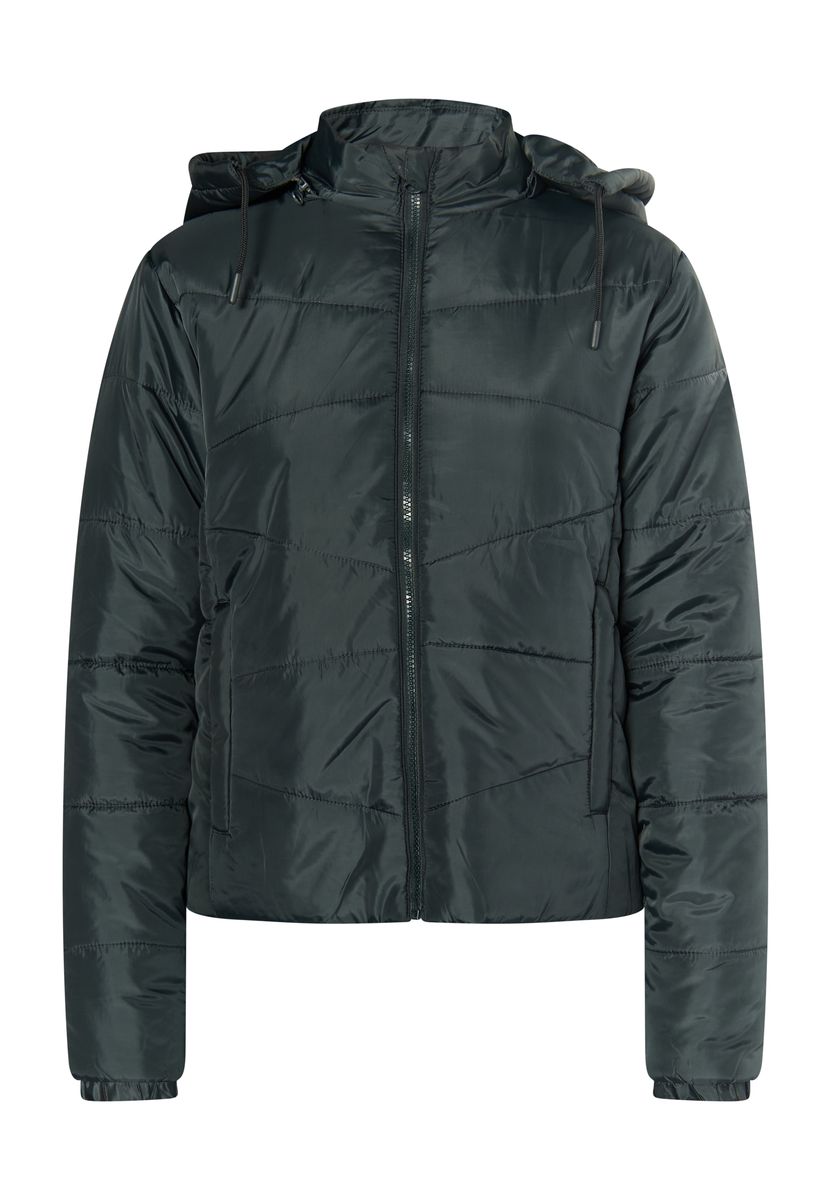 Wattierte Damen Steppjacke mit Kapuze