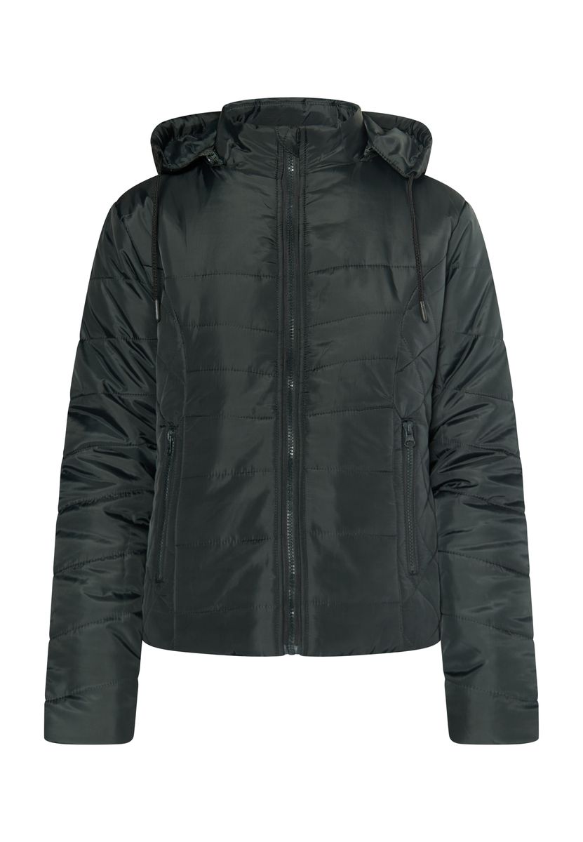 Wattierte Damen Steppjacke mit Kapuze