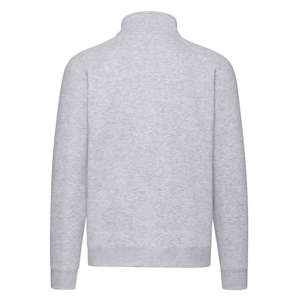 Sweatjacke mit Stehkragen und Reißverschluss
