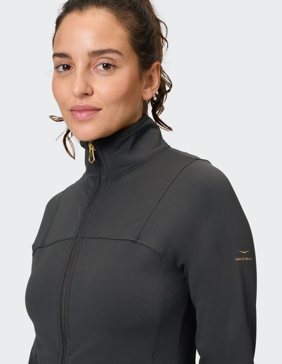 Aktive Trainingsjacke mit Reißverschluss