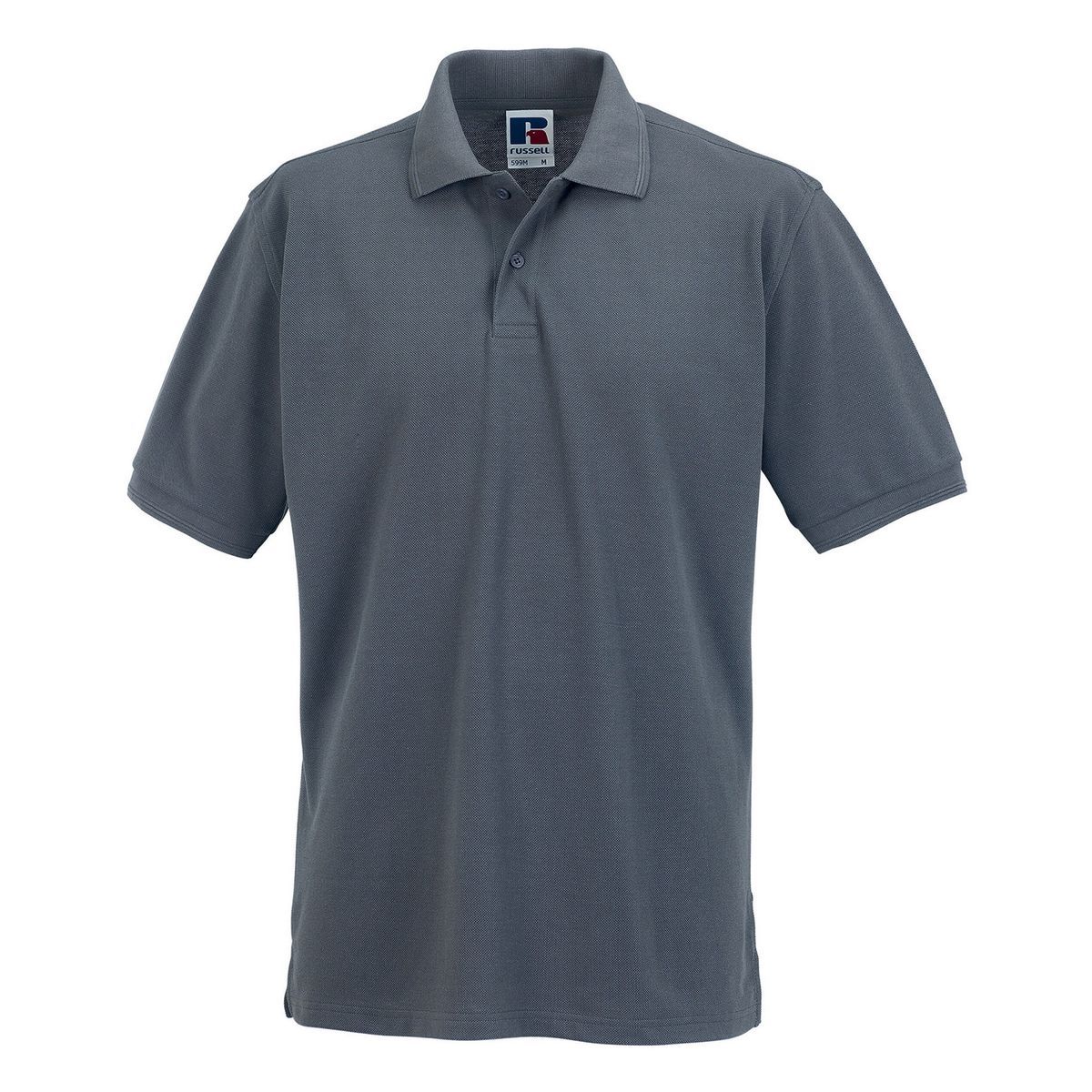 Klassisch geschnittenes, einfarbiges Poloshirt
