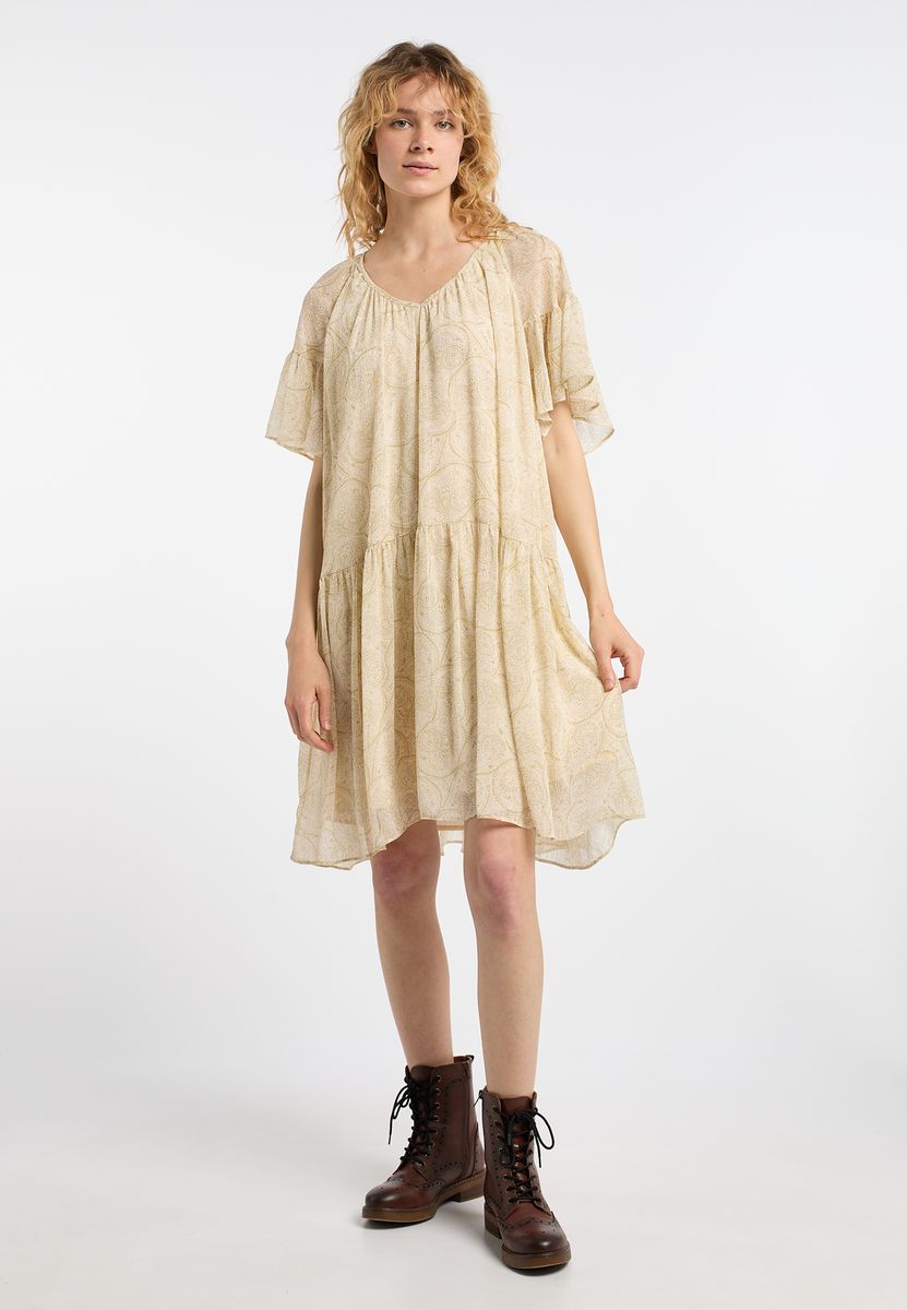 Fließendes Kleid mit Paisleymuster