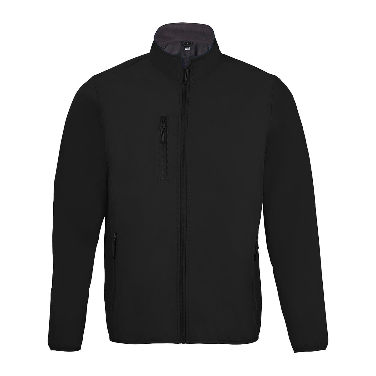 Schwarze Softshelljacke für Herren