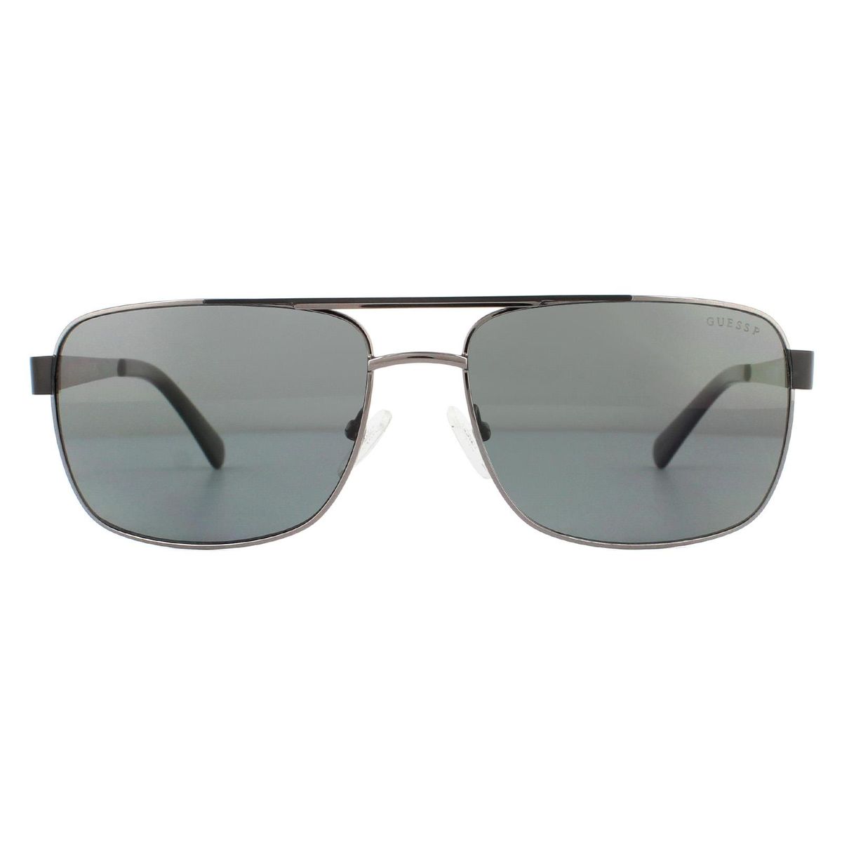 Rechteckige Sonnenbrille mit Metallrahmen