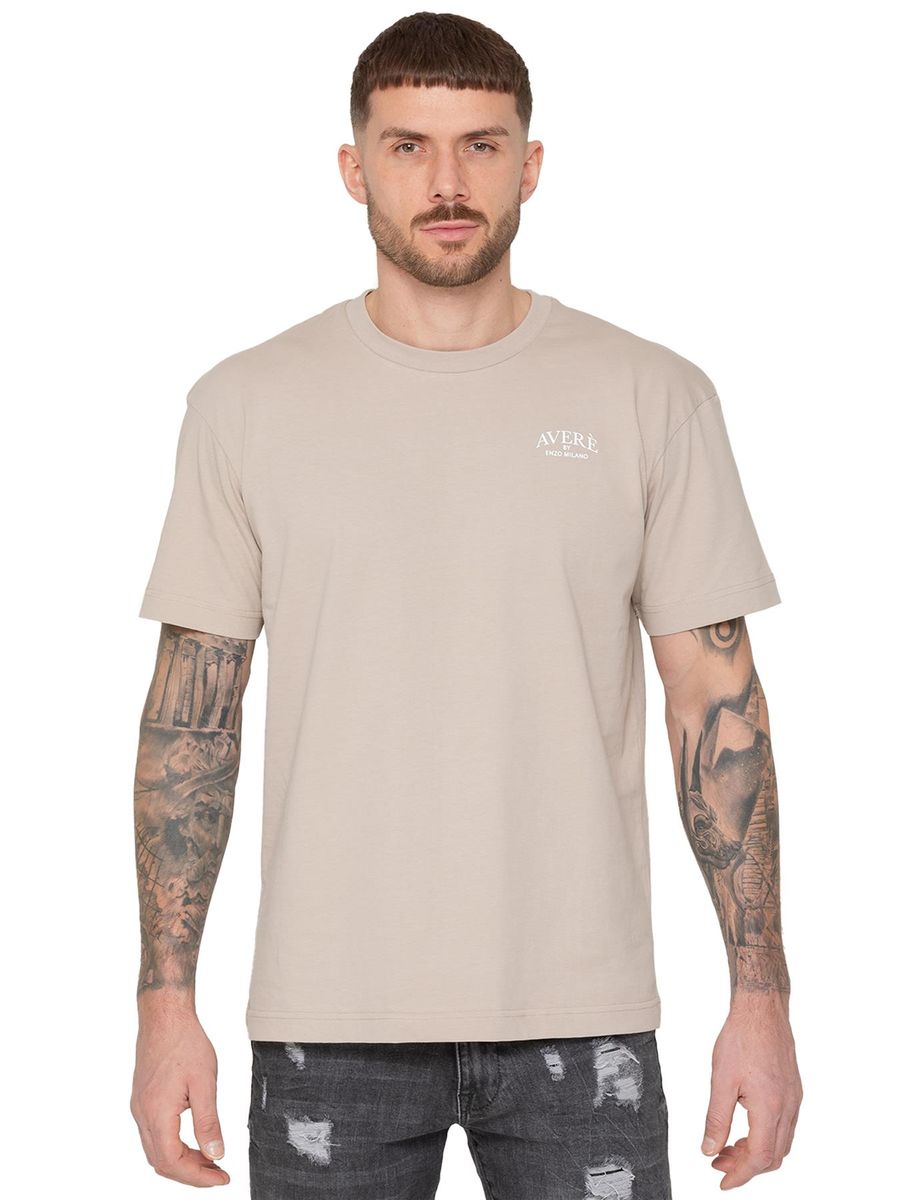 Herren-T-Shirt mit übergroßem Logo