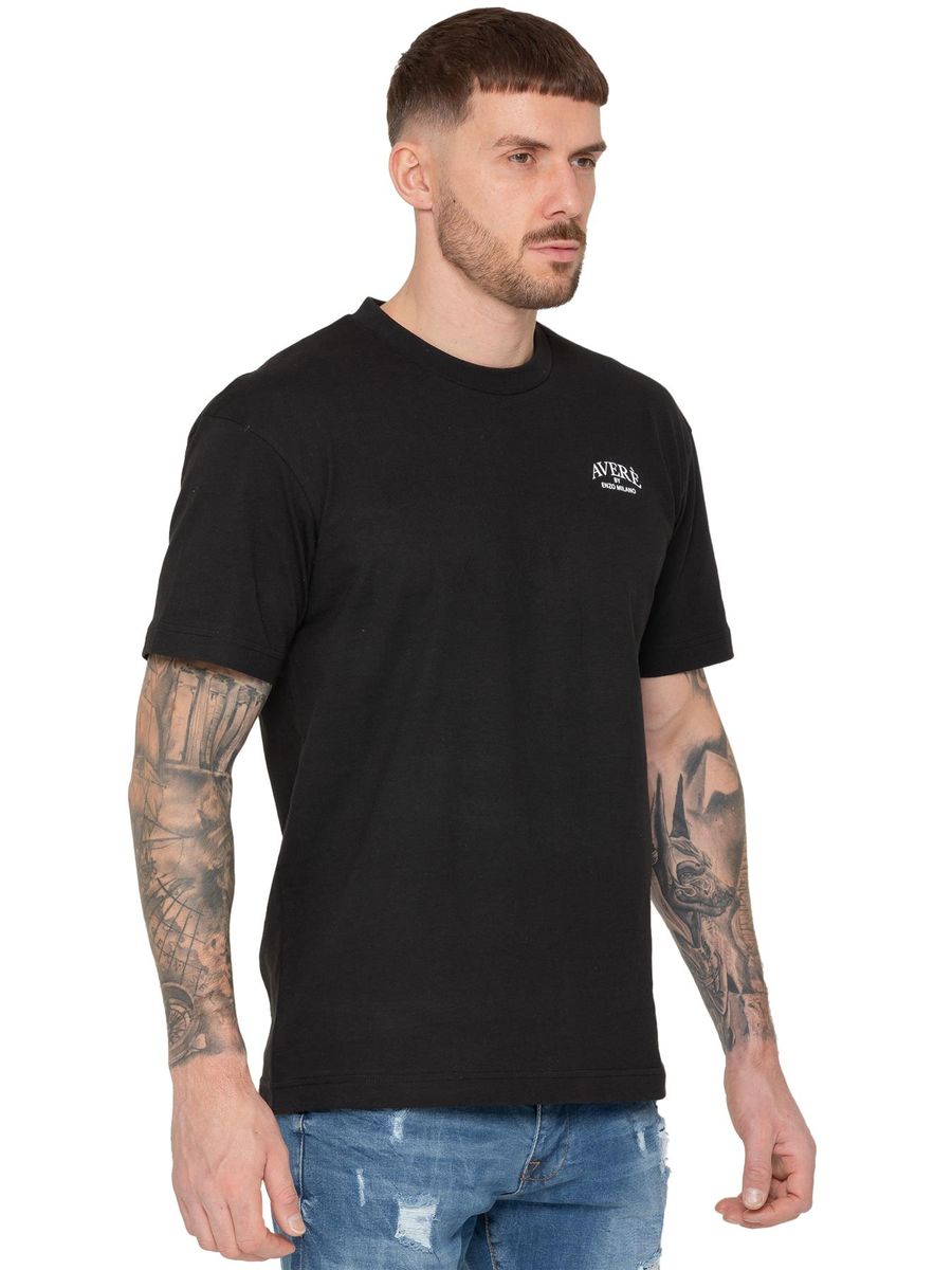 Oversized T-Shirt mit Logo-Print