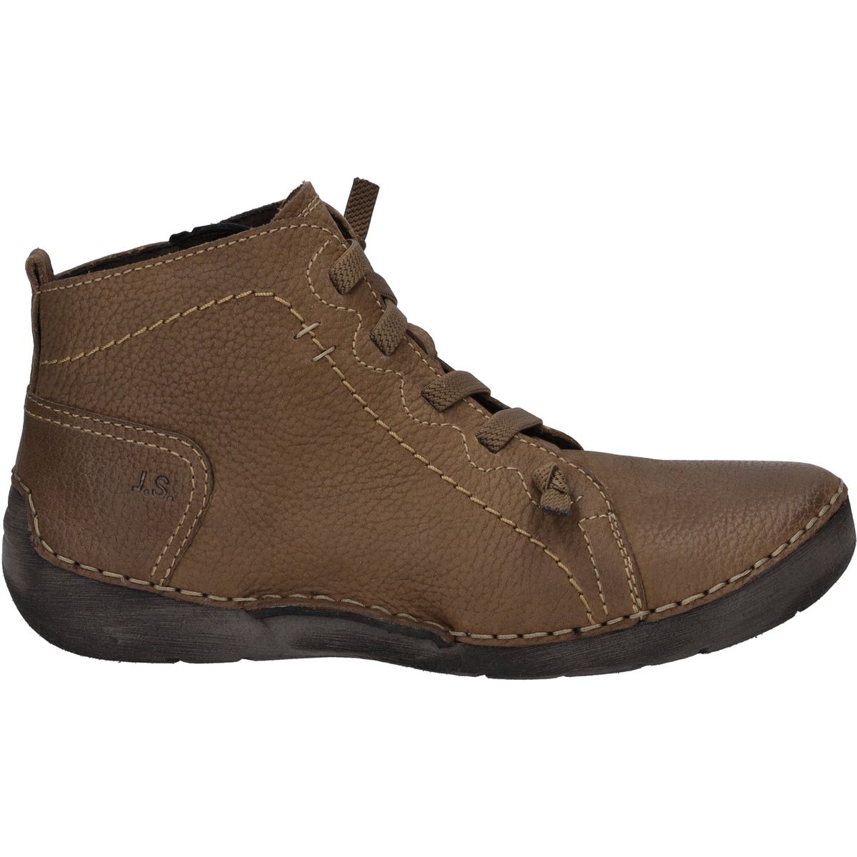 Handgenähte Leder-Schnürstiefeletten