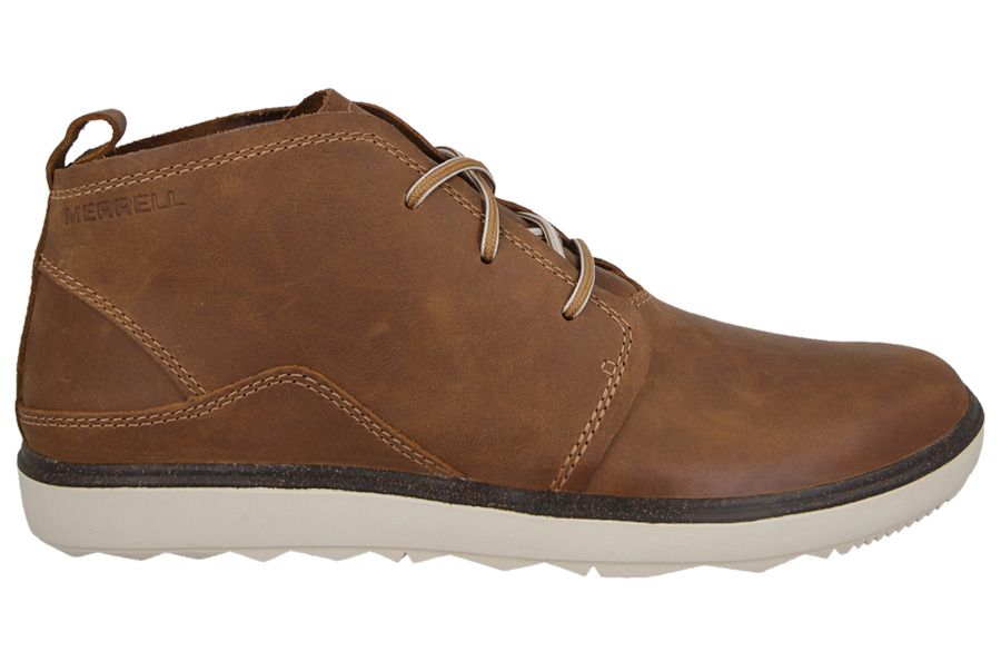 Klassischer Chukka-Stiefel aus Leder