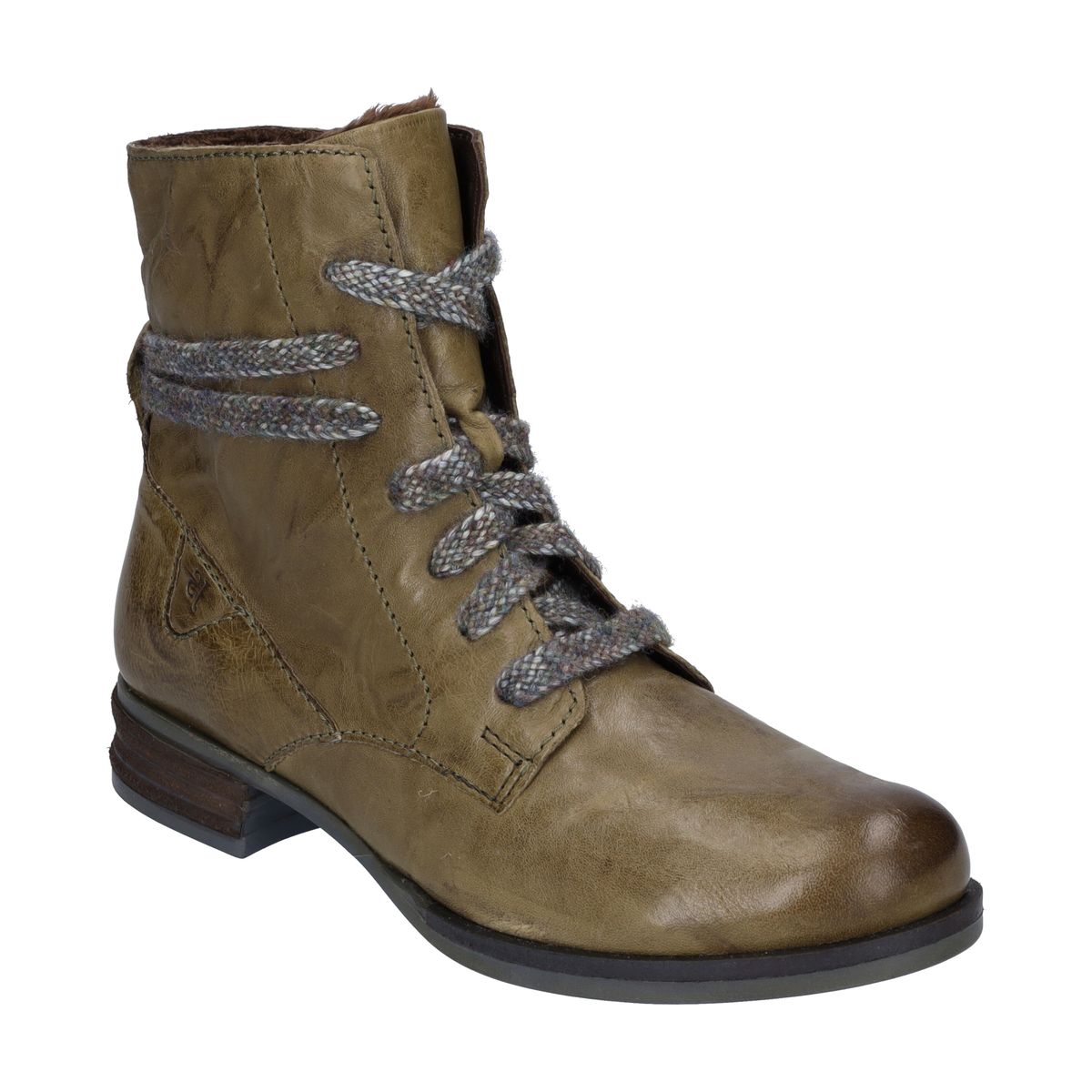 Leder Schnürstiefelette