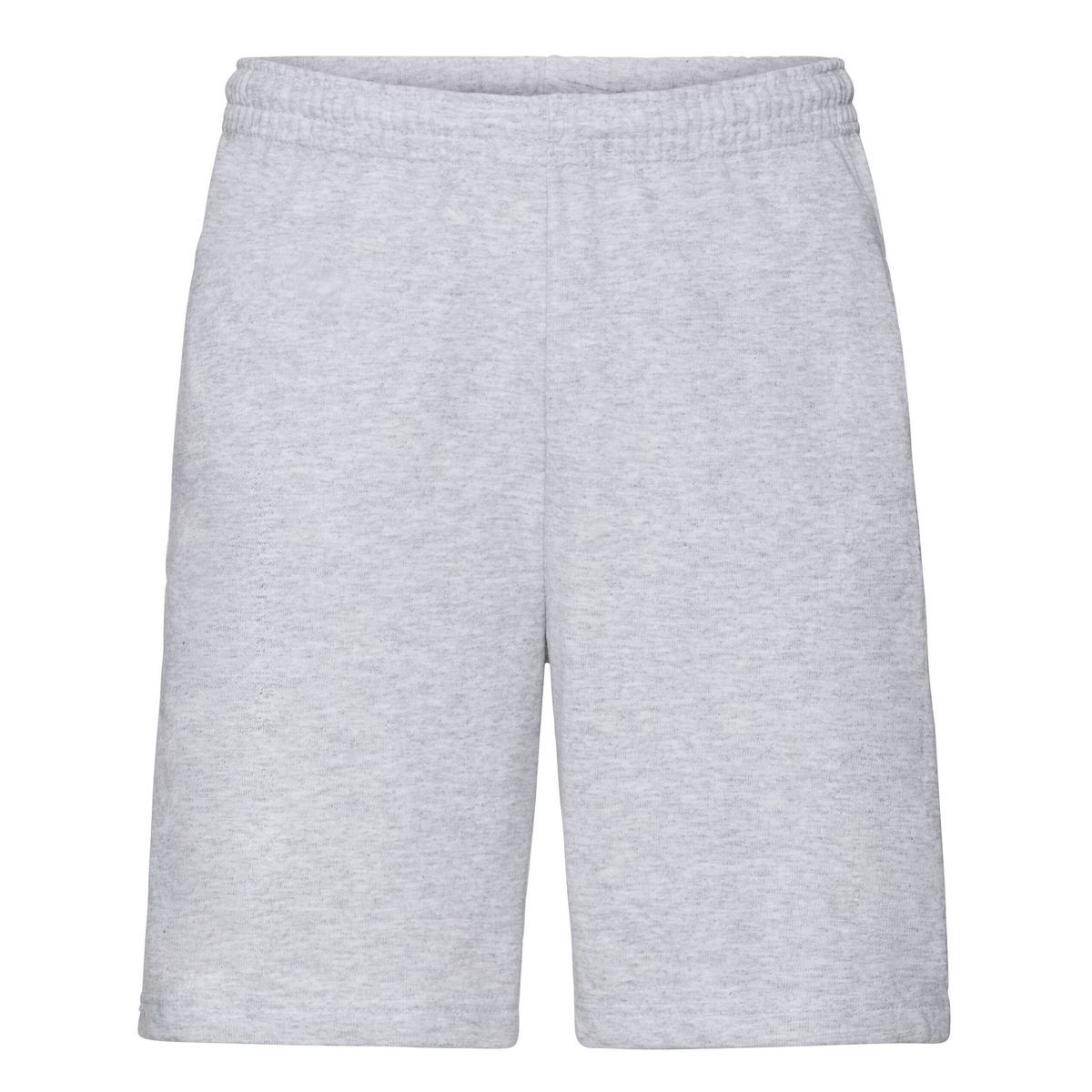 Unisex Shorts aus meliertem grauem Fleece