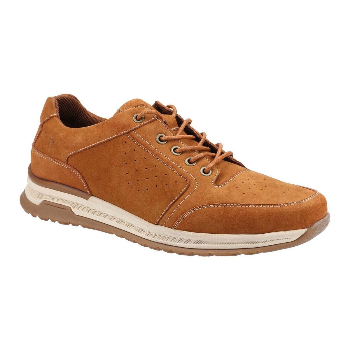Herren Leder Freizeit Schnür-Sneakers