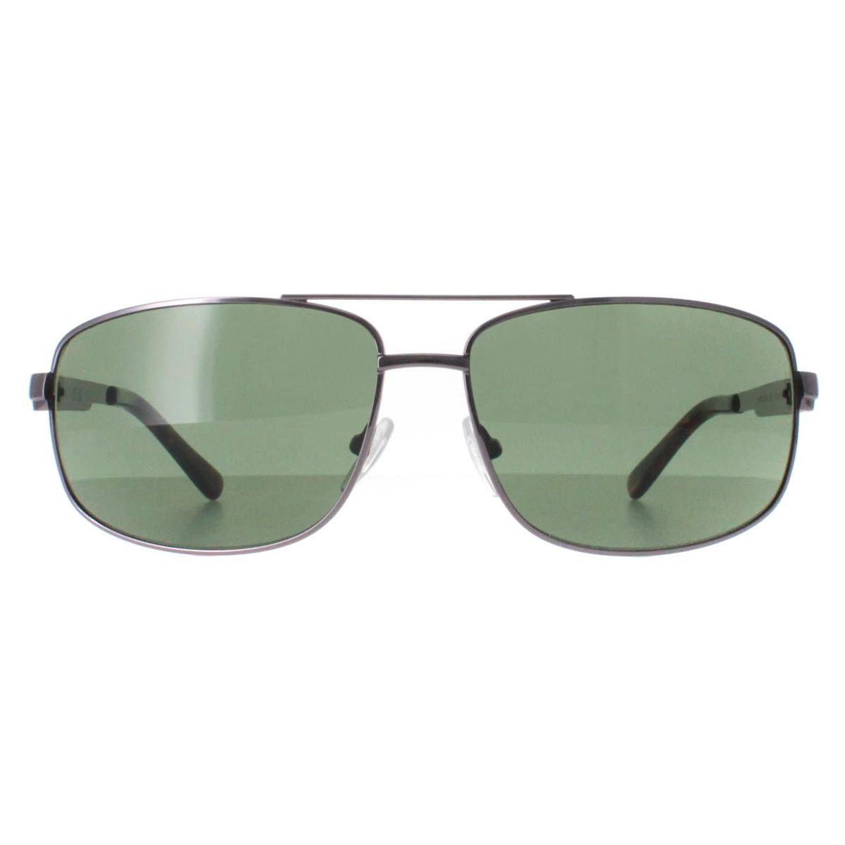 Aviator Sonnenbrille mit grünen Gläsern