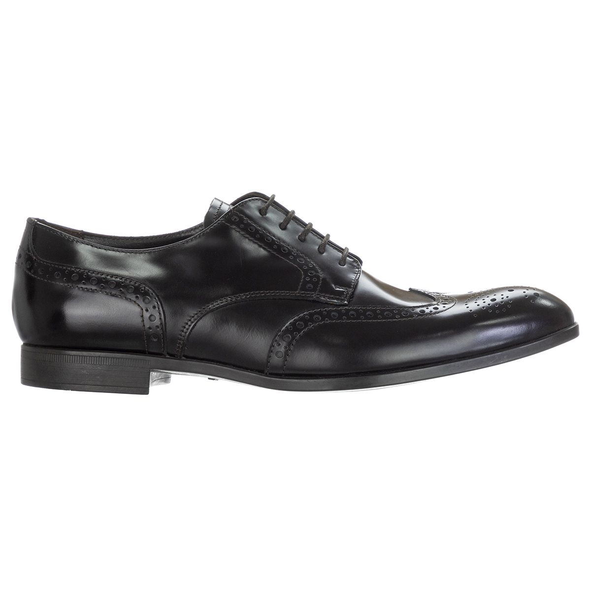 Elegante Wingtip Brogue Derby-Schuhe