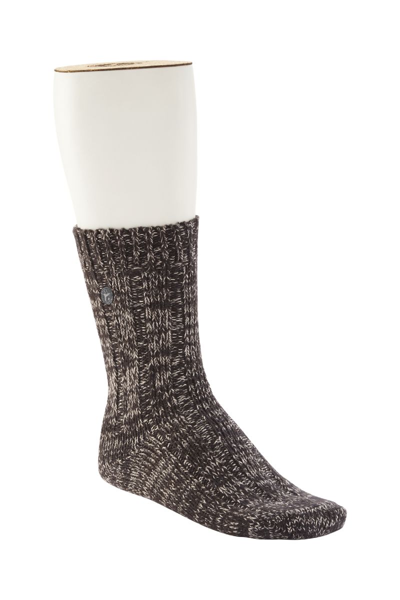 Gerippte Socken aus Baumwollmischung