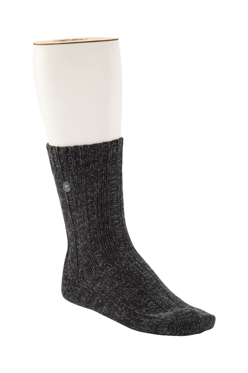 Gerippte Socken aus Baumwollmischung