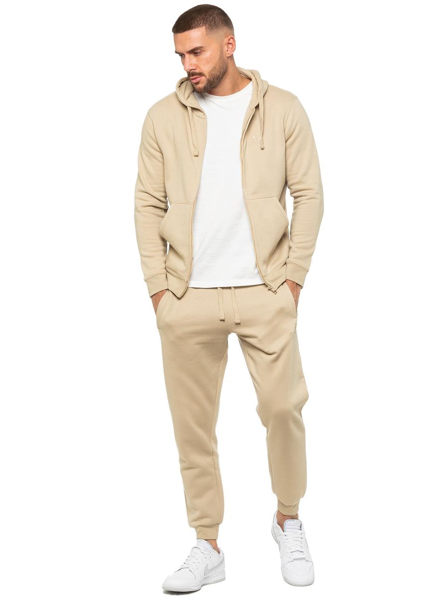 Herren Zip Hoodie Trainingsanzug Set