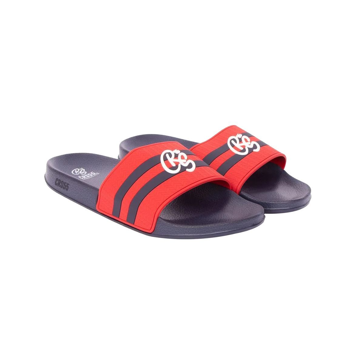 Sportliche Slipper mit Kontraststreifen