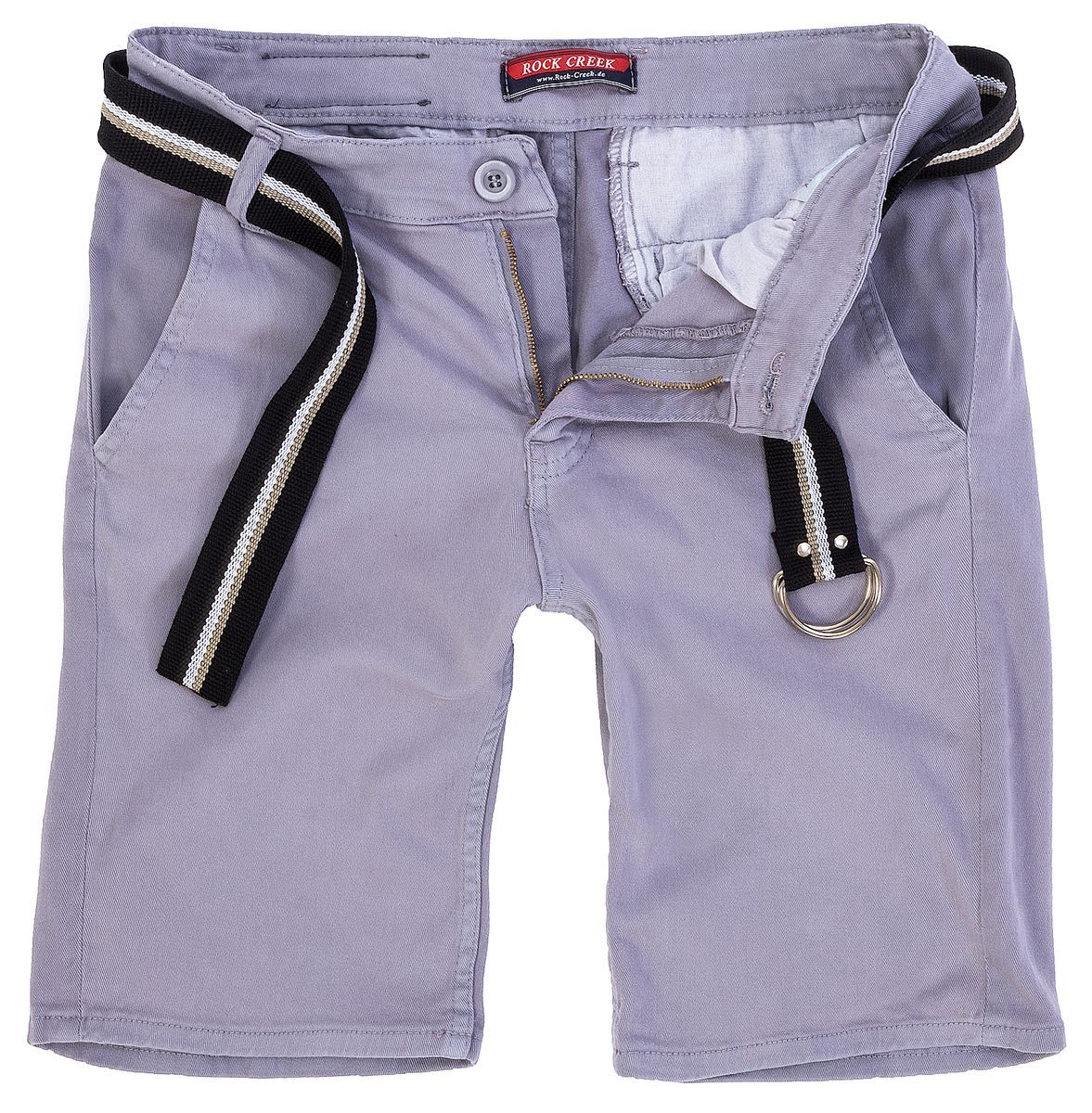 Herren Chino Shorts mit Gürtel