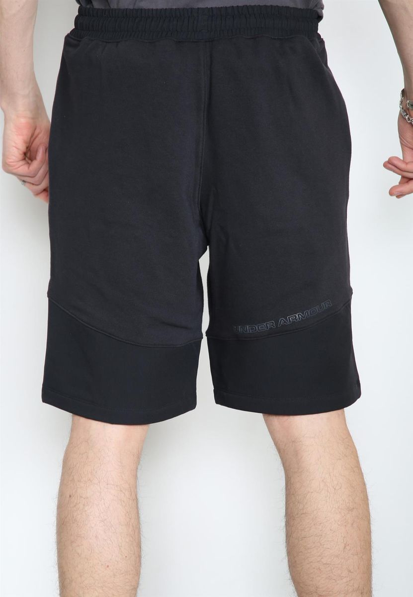 Fleece-Trainingsshorts mit Panel-Design