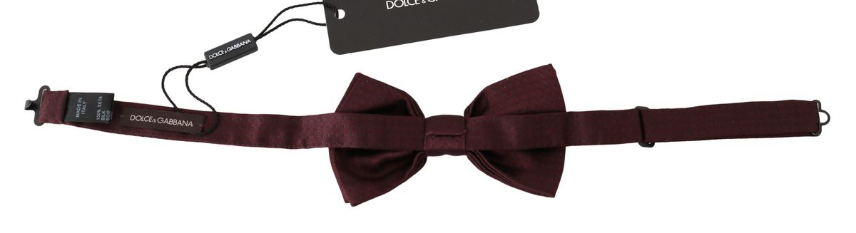 Verstellbare Seidenfliege mit Polka Dots