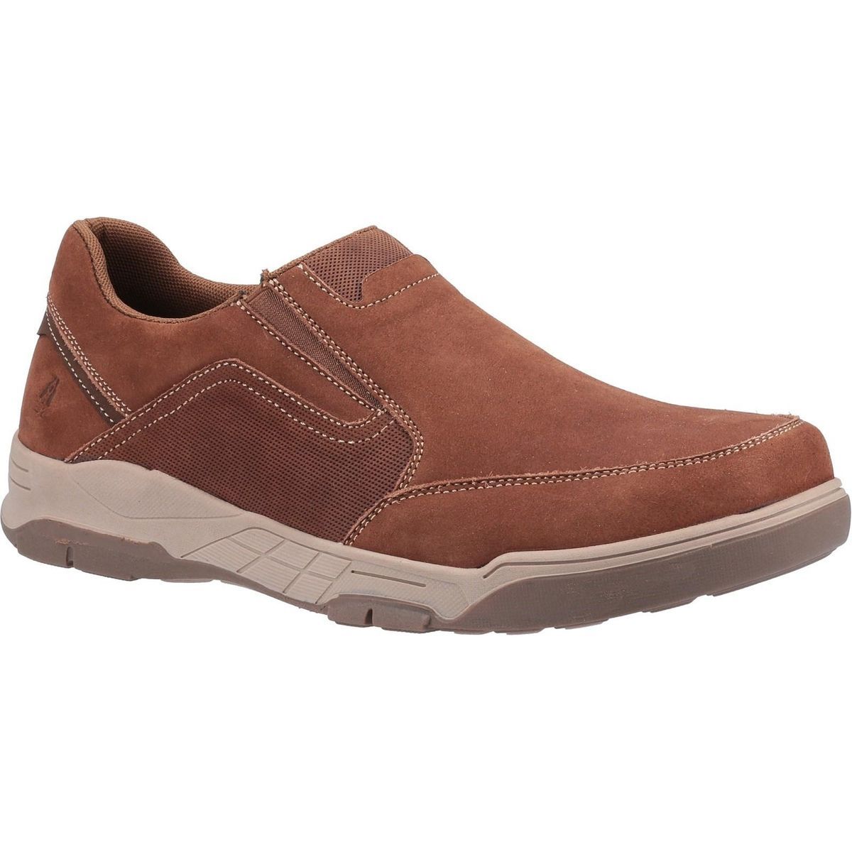 Hush Puppies Herren Fletcher Lederschuhe (Tan)