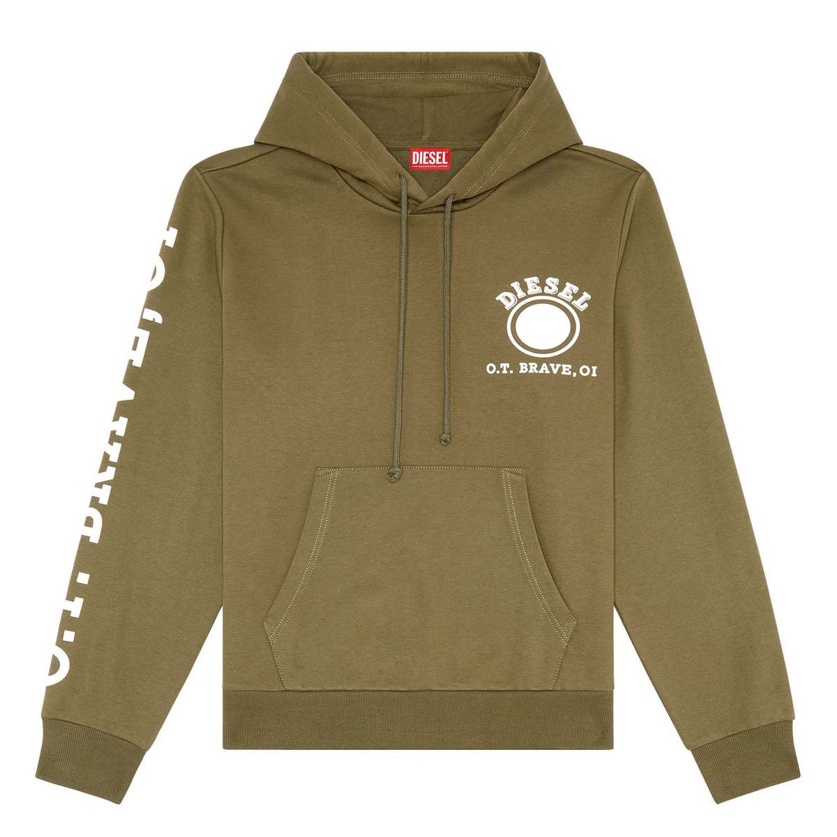 Diesel Kapuzenpullover mit Logo-Grafik