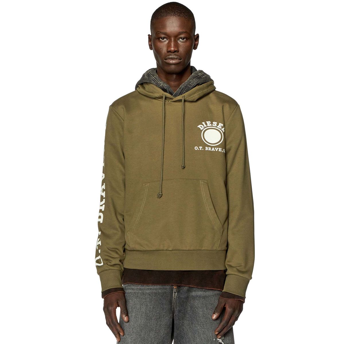 Hoodie mit Vintage-Grafikprint