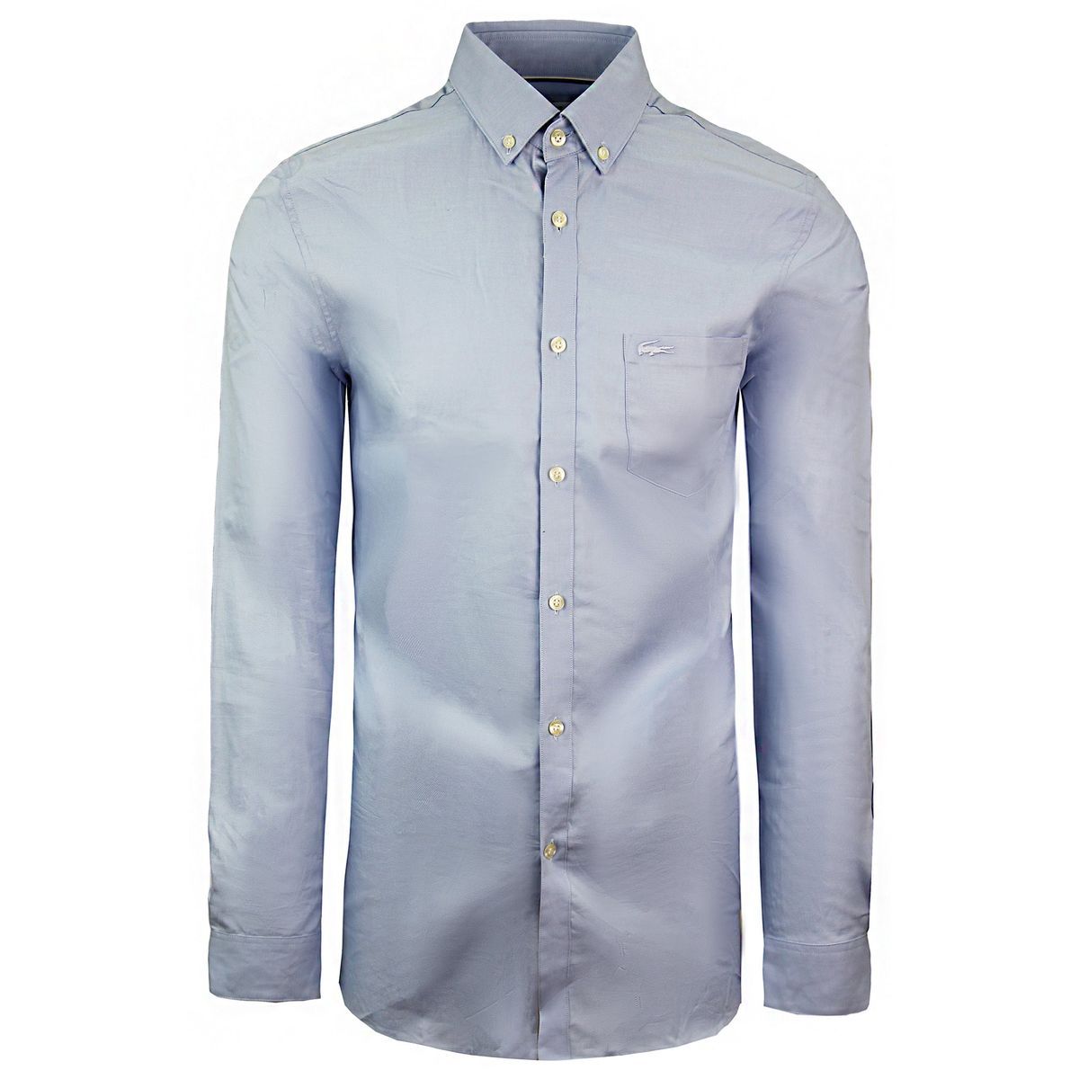 Klassisches hellblaues Button-Up-Hemd