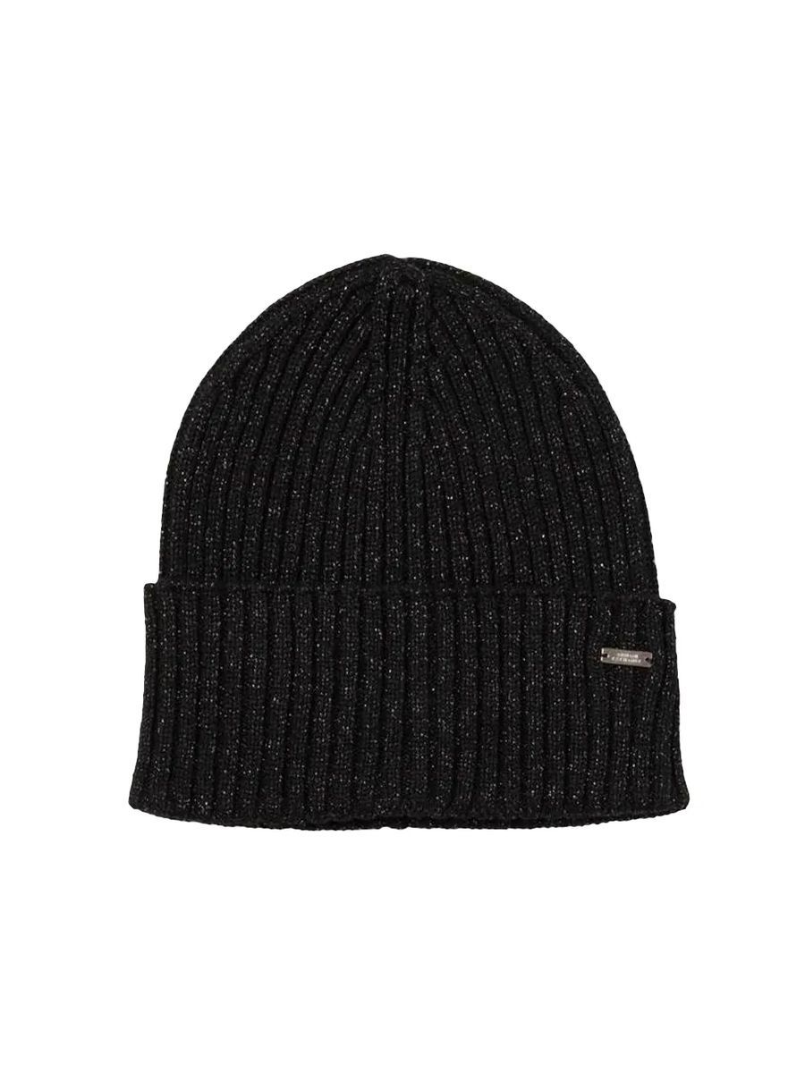 Klassische gerippte Strickmütze
