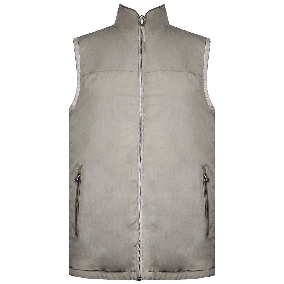 Wendbare Leinenweste Gilet